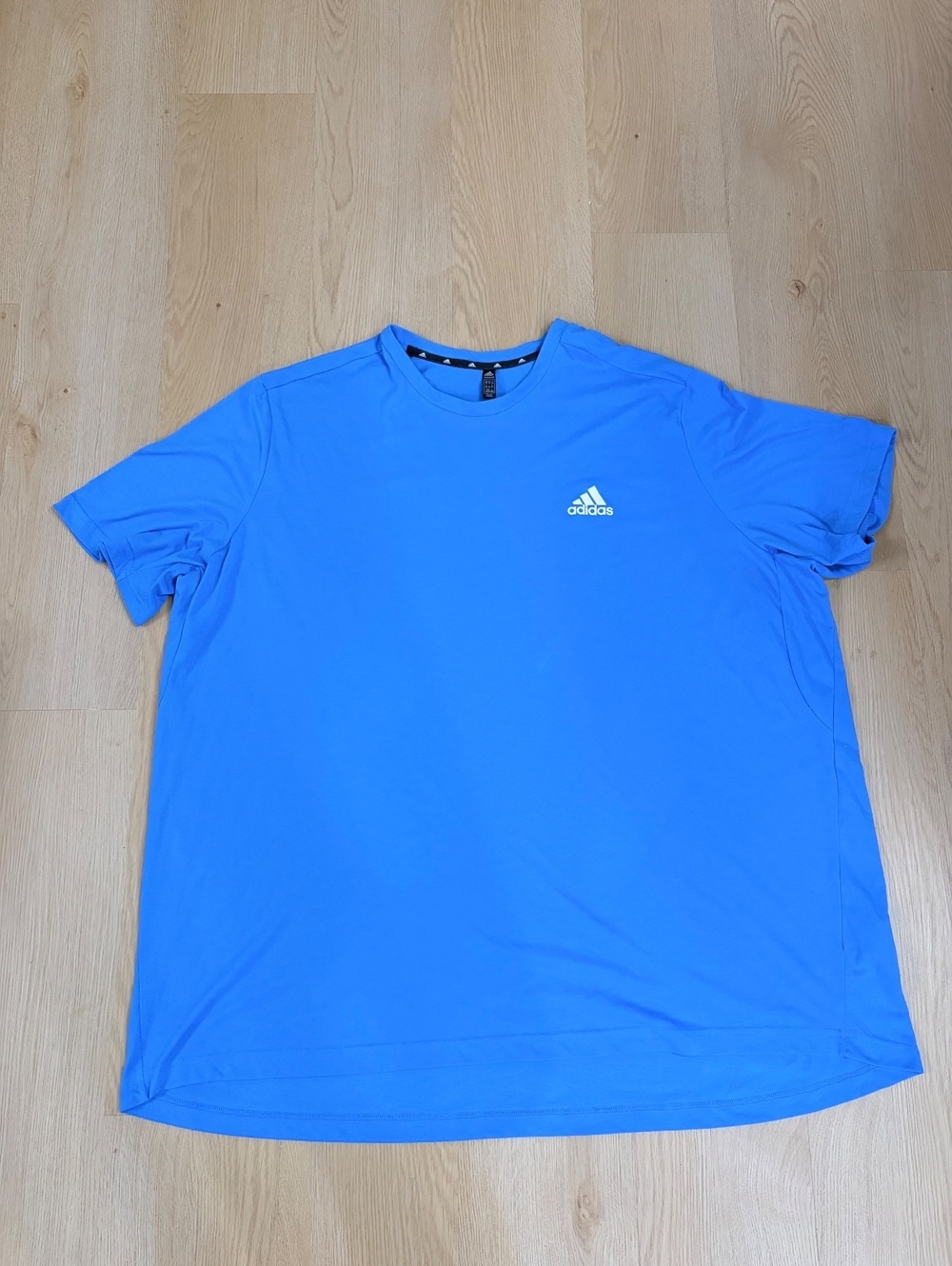 Men’s Adidas Primegreen Blue Performance T-Shirt Size 4XL